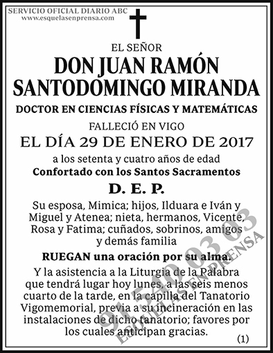 Juan Ramón Santodomingo Miranda
